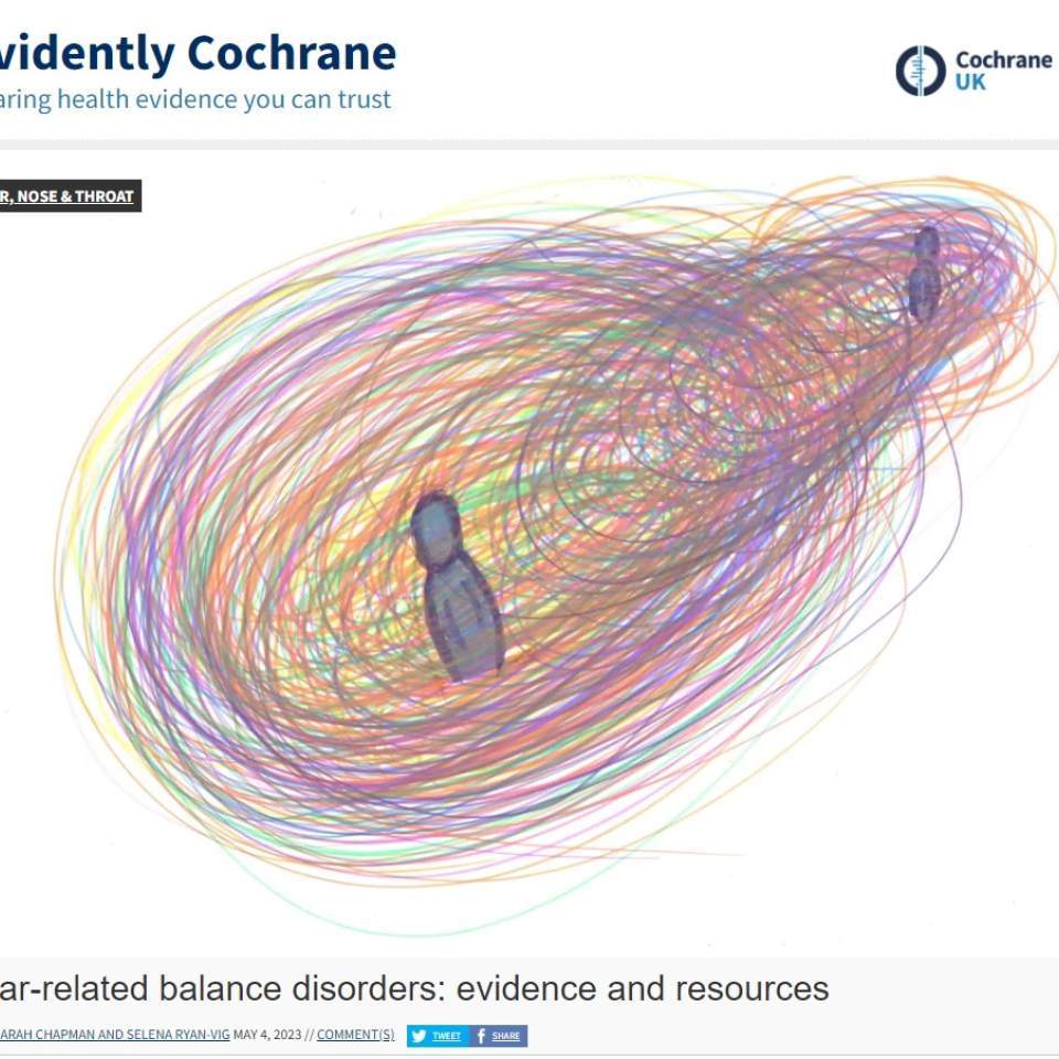 Image for Evidently Cochrane: Ear-related balance disorders: evidence and resources